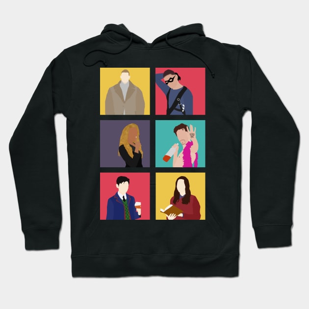 The Umbrella Academy Colors Hoodie by byebyesally